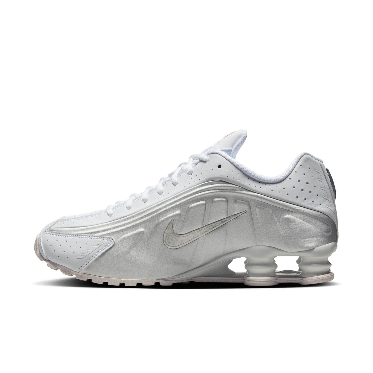 Nike Shox R4 "White Metallic Silver" - Men's