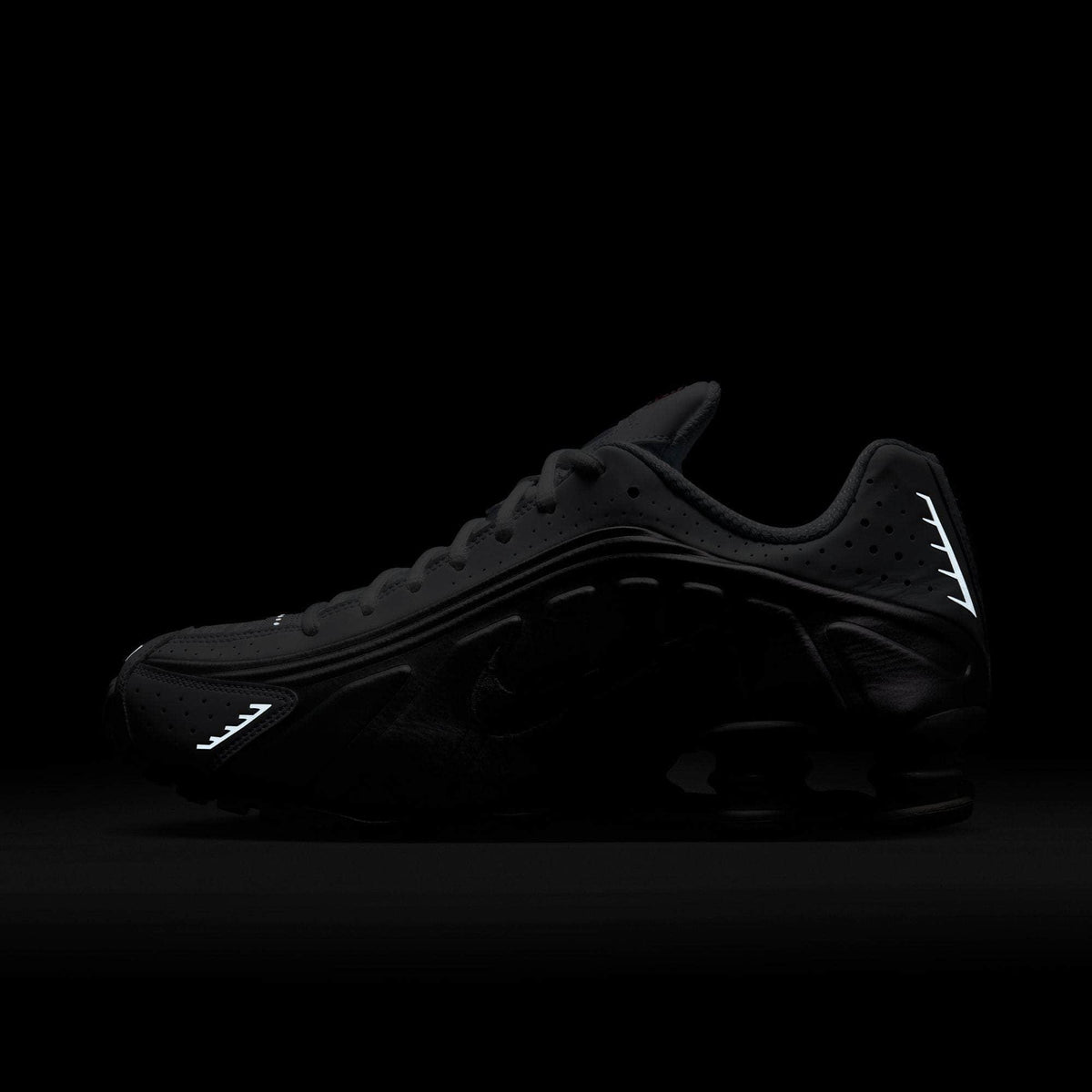 Nike Shox R4 "White Metallic Silver" - Men's