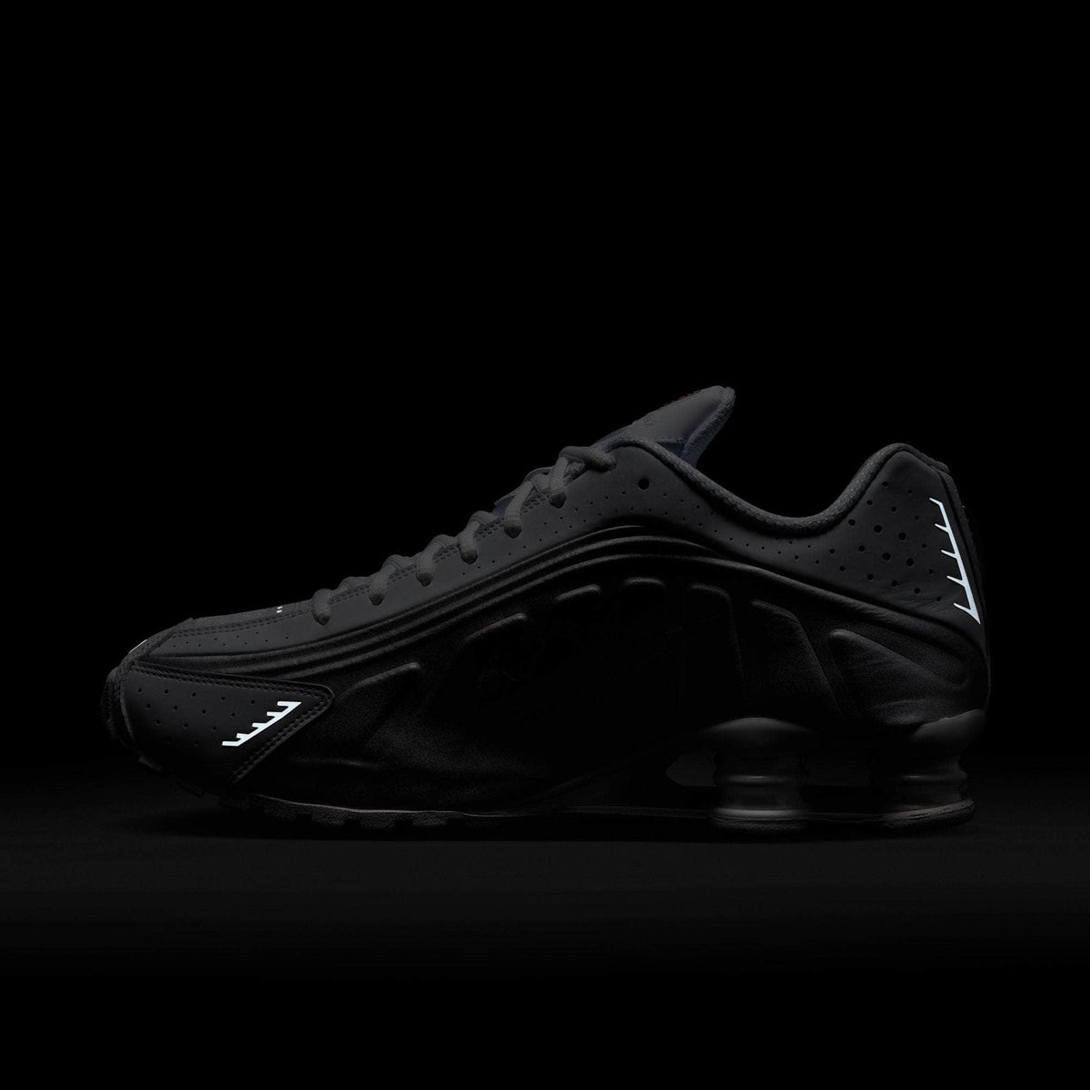 Nike Shox R4 "White Metallic Silver" - Men's