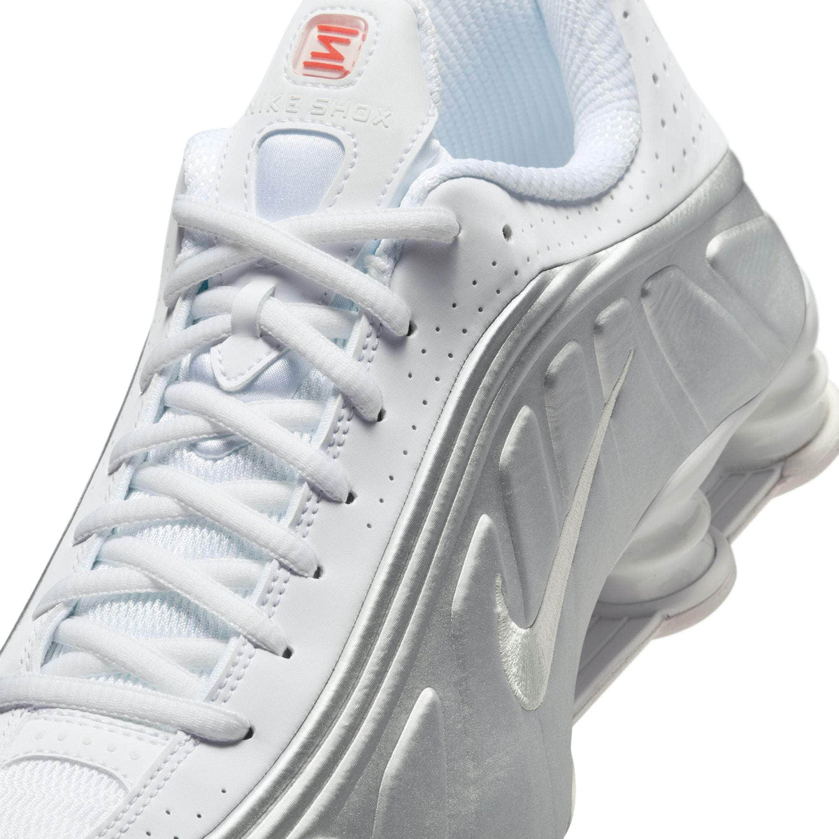 Nike Shox R4 "White Metallic Silver" - Men's