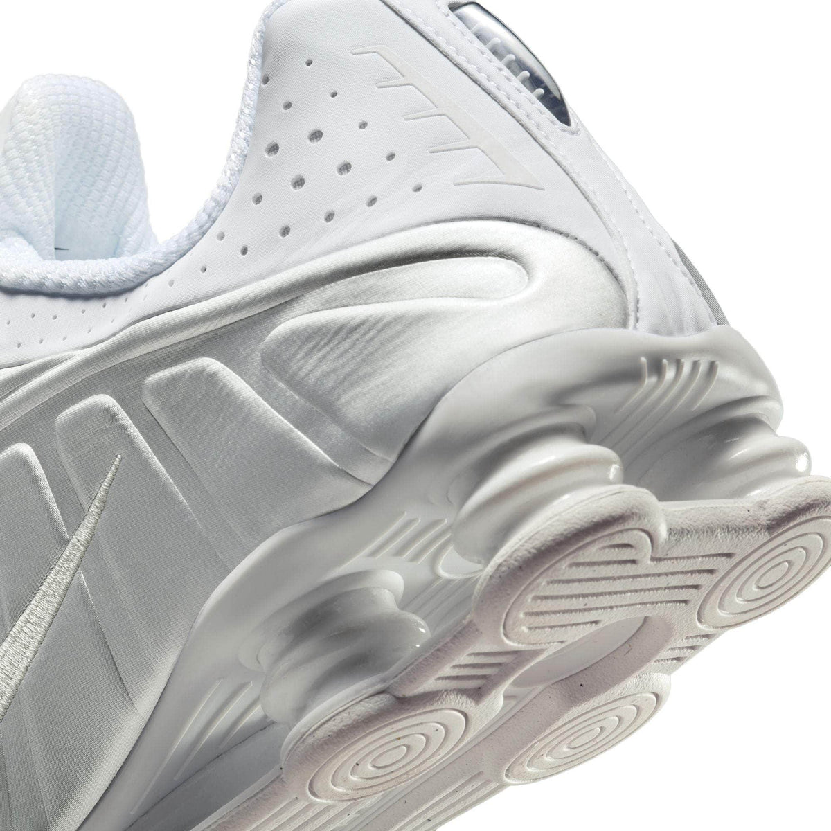 Nike Shox R4 "White Metallic Silver" - Men's