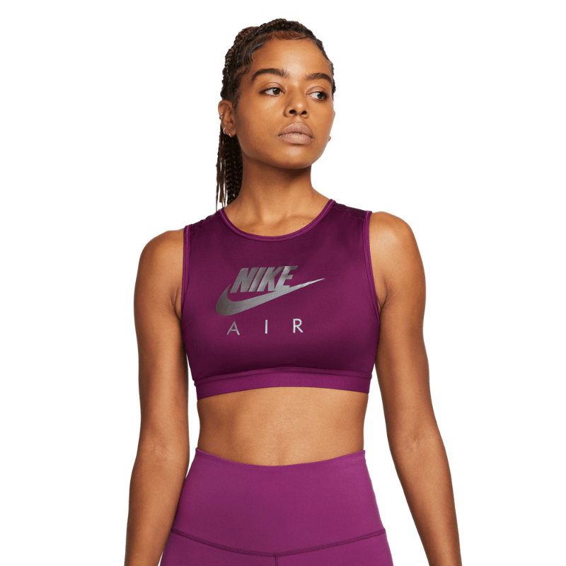 Nike Air Dri-FIT Swoosh Medium-Support High-Neck Sports Bra - Women's