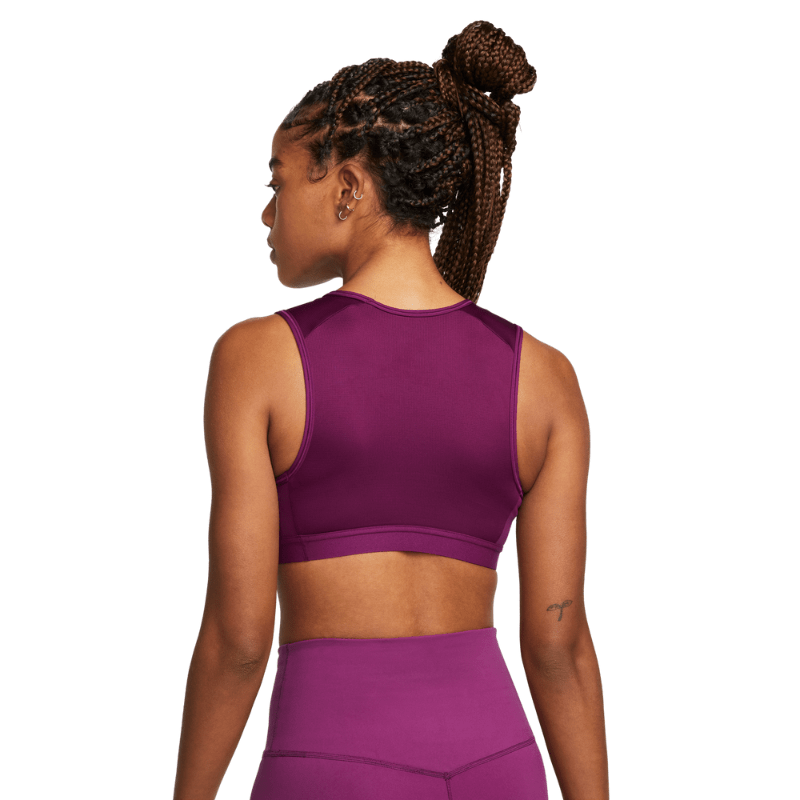 Nike Air Dri-FIT Swoosh Medium-Support High-Neck Sports Bra - Women's