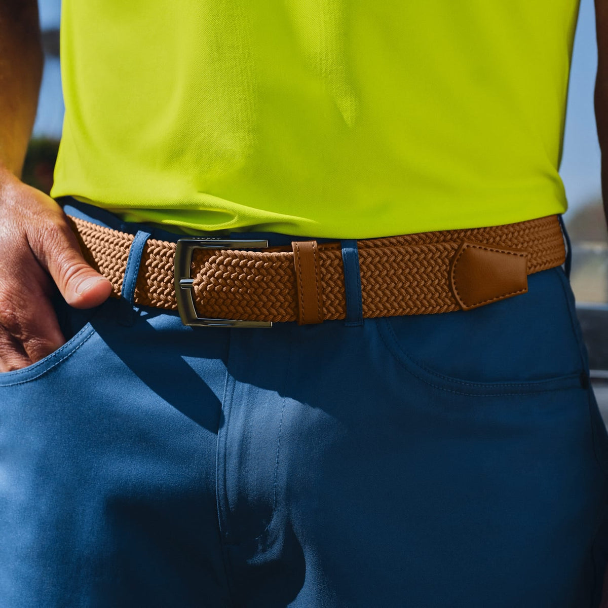 Men's NOBULL Woven Stretch Belt