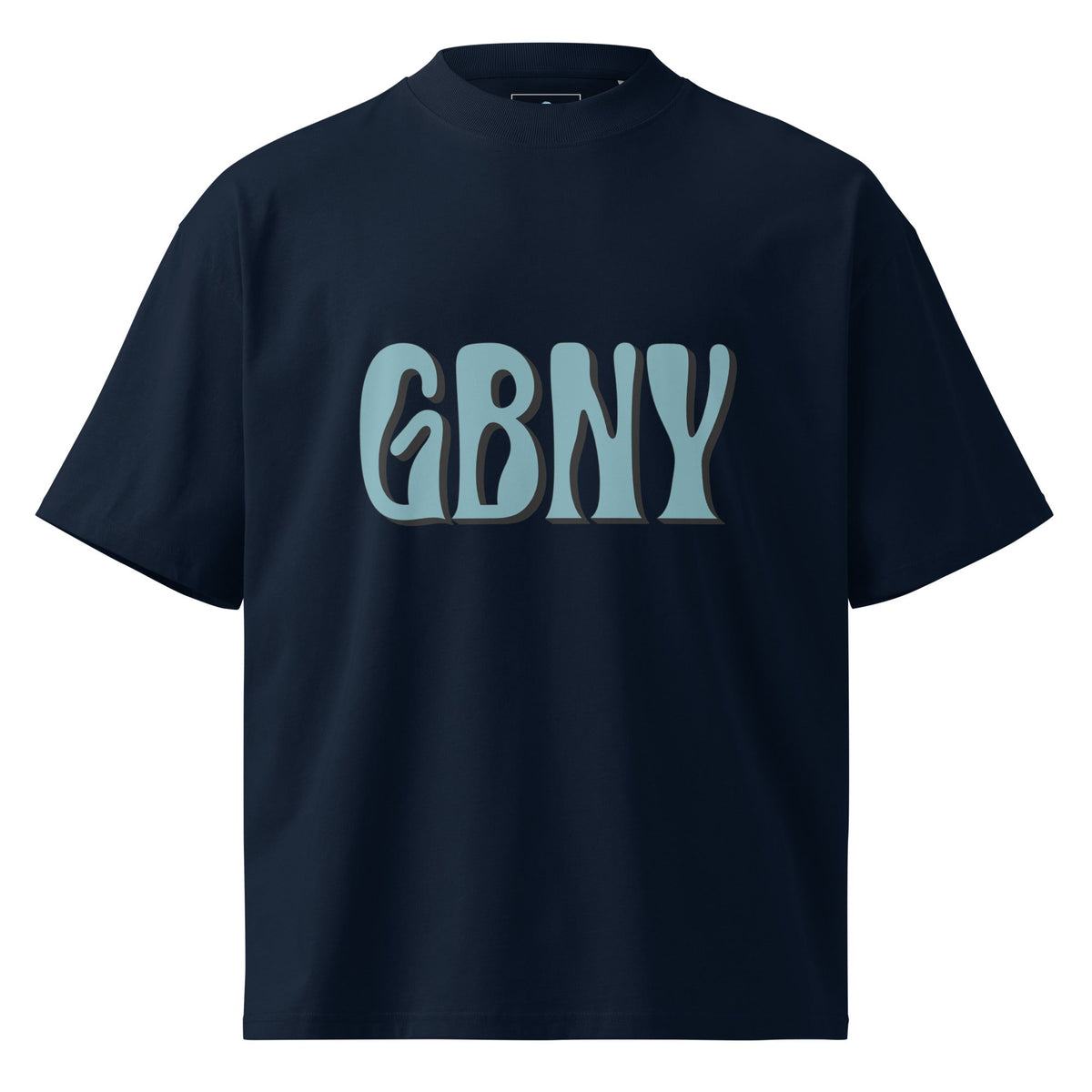 GBNY Unisex organic oversized high neck t-shirt