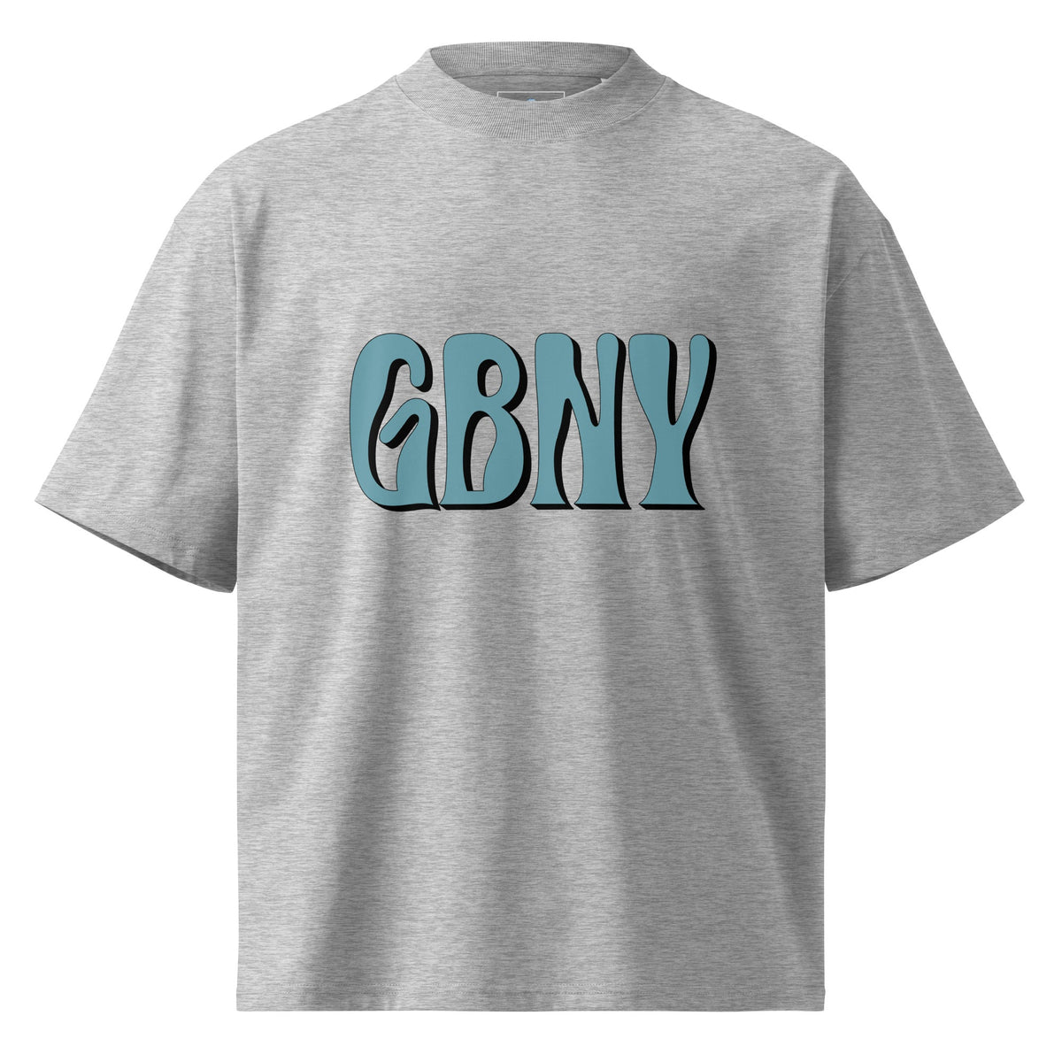 GBNY Unisex organic oversized high neck t-shirt